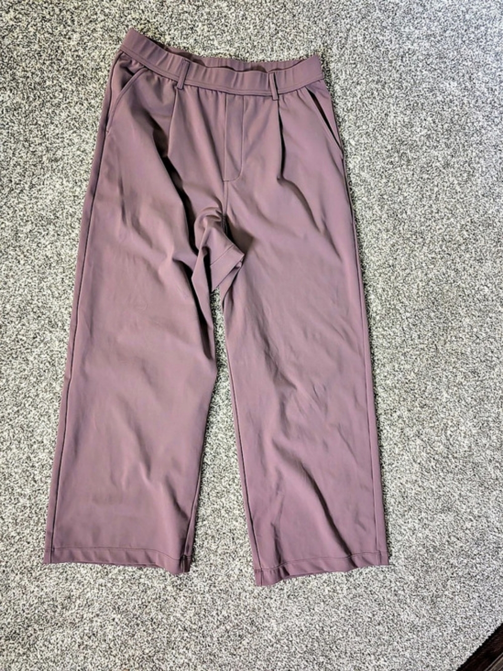 Halara Flex™ DayStretch High Waisted Pocket Straight Leg Work Pants Purple M/P